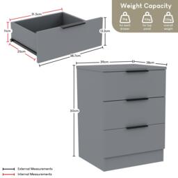 Lassic Vida Designs Trega 4 Piece Bedroom Set 6 - thumbnail 3