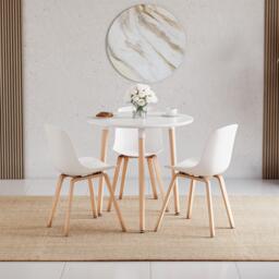 Lassic Vida Designs Batley 3 Seater Round Dining Table - thumbnail 3