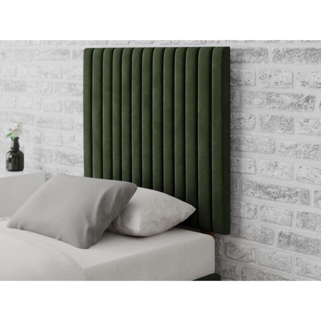 Aspire Grant 80 cm Headboard, Plush Velvet Fabric, Navy, - image 1