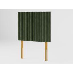 Aspire Grant 80 cm Headboard, Plush Velvet Fabric, Navy, - thumbnail 2