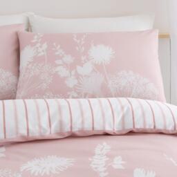 Catherine Lansfield Meadowsweet Floral Reversible Duvet Cover Set - thumbnail 2