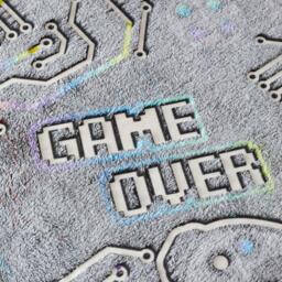 Catherine Lansfield Game Over Glow in the Dark Fleece Duvet Cover Set - thumbnail 5