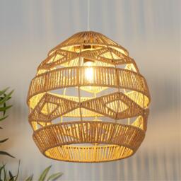 Lighting Collection Woven Easy Fit Pendant