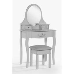 Homelife Juliette Grey Dressing Table Set - thumbnail 4