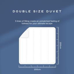 Snuggledown Luxurious Hotel 13.5 Tog Duvet + 2 Medium Pillows - thumbnail 6