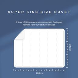 Snuggledown Luxurious Hotel 13.5 Tog Duvet + 2 Medium Pillows - thumbnail 8
