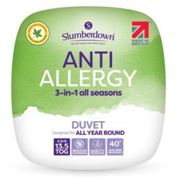 Slumberdown Anti Allergy 15 Tog All Seasons Duvet