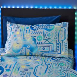 Catherine Lansfield Gamer So Soft Duvet Cover Set Grey - thumbnail 3