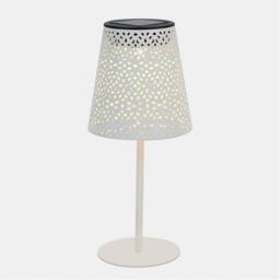 Streetwize Solar Table Lamp - White Patterned Design - thumbnail 5