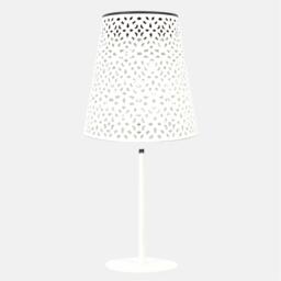 Streetwize Solar Table Lamp - White Patterned Design - thumbnail 4