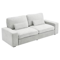 Kabinet UK 2-Seater Chenille Upholstered Sofa with Pillows - thumbnail 4