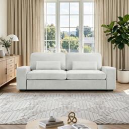 Kabinet UK 2-Seater Chenille Upholstered Sofa with Pillows - thumbnail 2