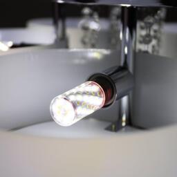 Kabinet UK Modern Round LED Semi Flush Mount with Crystal - thumbnail 5