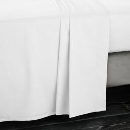 Bianca 400 Thread Count Cotton Sateen Flat Sheet - thumbnail 1