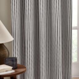 Yard Hebden Striped 100% Cotton Lined Eyelet Curtains - thumbnail 4