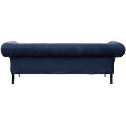 Fifty Five South Siena Three Seat Midnight Velvet Sofa - thumbnail 2