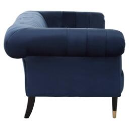 Fifty Five South Siena Three Seat Midnight Velvet Sofa - thumbnail 3
