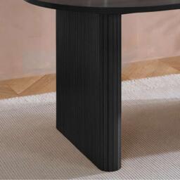 Birlea Axel Oval Fluted Dining Table - thumbnail 7