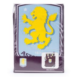 Team Aston Villa Officially Licensed Double Bedding Set Reversible (1 duvet cover 2 pillowcases) - thumbnail 4
