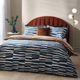 Hoem Piper Abstract Cotton Rich Reversible Duvet Set - thumbnail 2