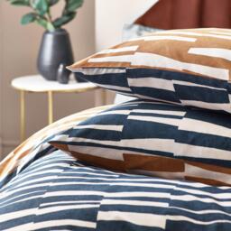 Hoem Piper Abstract Cotton Rich Reversible Duvet Set - thumbnail 4