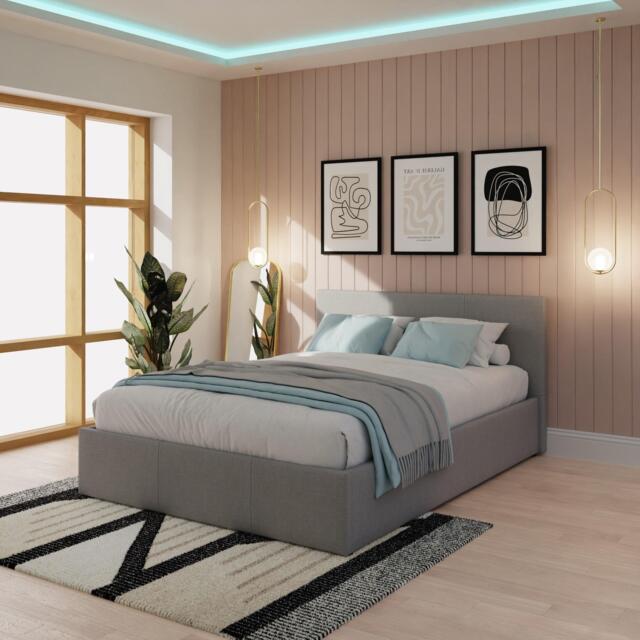 GFW End Lift Ottoman Bed Faux Leather - image 1
