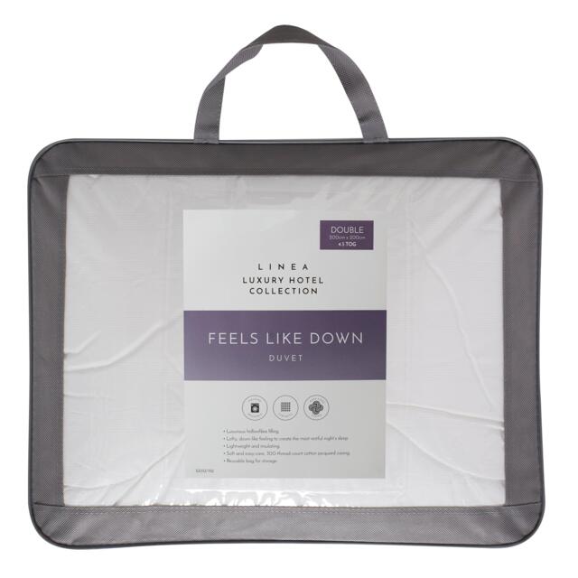 Hotel Collection Feels Like Down 4.5 Tog Duvet - image 1