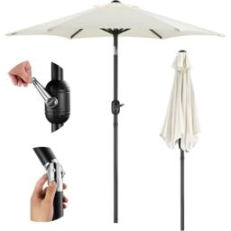 VonHaus 2m Steel Garden Parasol