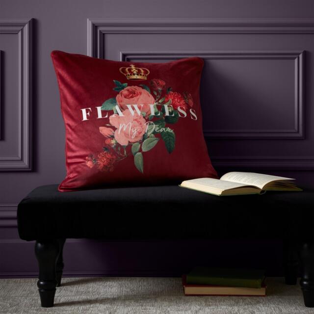 Catherine Lansfield Bridgerton by CL Flawless Floral Soft Cushion - image 1