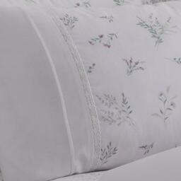 Dreams and Drapes Chloe Botanicals Duvet Cover Set in Lilac - thumbnail 3