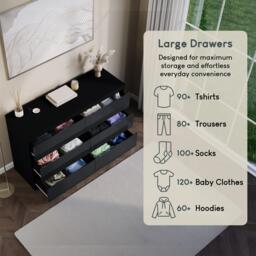 Lassic Glinton High Gloss 6 Drawer Chest - thumbnail 6