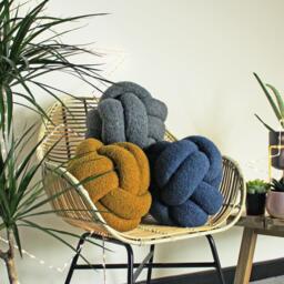 Furn Boucle Knot Fleece Cushion - thumbnail 2