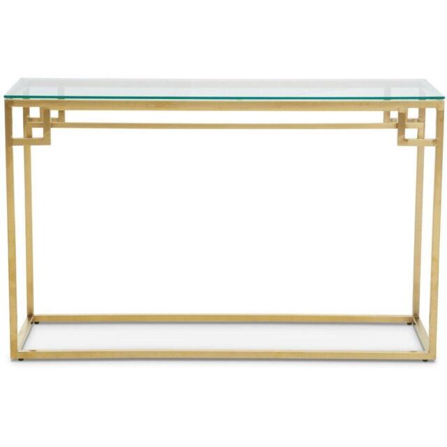 Interiors by Premier Allure Gold Brushed Console Table - image 1