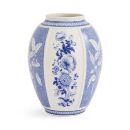 Spode Blue Italian British Flowers Vase