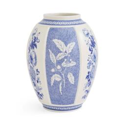Spode Blue Italian British Flowers Vase - thumbnail 2