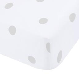Catherine Lansfield Brushed Polka Dot Cotton Fitted Sheet - thumbnail 3