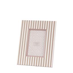 Gallery Stripe Photo Frame Olive & Fawn 6x4in (2pk) - thumbnail 1