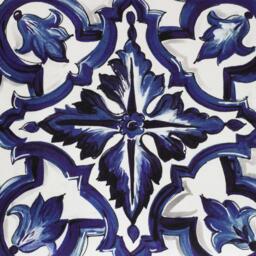 Dolce and Gabbana Casa DolceandGabbanaCasa Blu Mediterraneo Canvas Cushion - 45x45cm - thumbnail 5