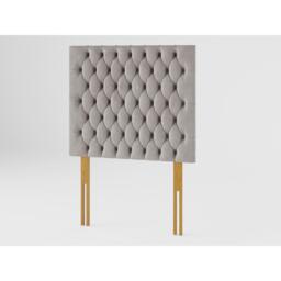 Aspire Monroe 80 cm Headboard, Plush Velvet Fabric, Navy, - thumbnail 2