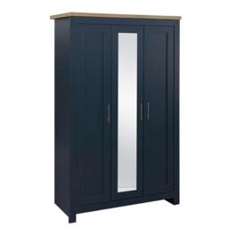 Birlea Highgate 3 Door Wardrobe With Mirror - thumbnail 3