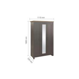 Birlea Highgate 3 Door Wardrobe With Mirror - thumbnail 8
