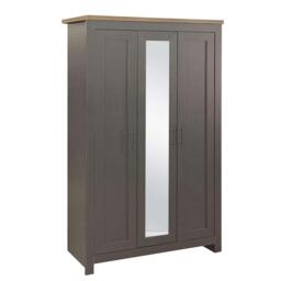 Birlea Highgate 3 Door Wardrobe With Mirror - thumbnail 4
