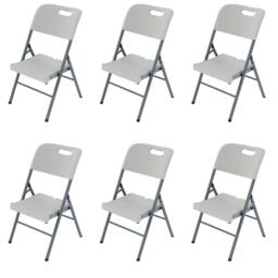 Lassic Home Vida Set of 6 Outdoor Indoor Folding Chairs - thumbnail 9