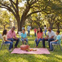 Lassic Home Vida Set of 6 Outdoor Indoor Folding Chairs - thumbnail 3
