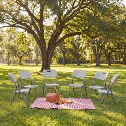 Lassic Home Vida Set of 6 Outdoor Indoor Folding Chairs - thumbnail 1