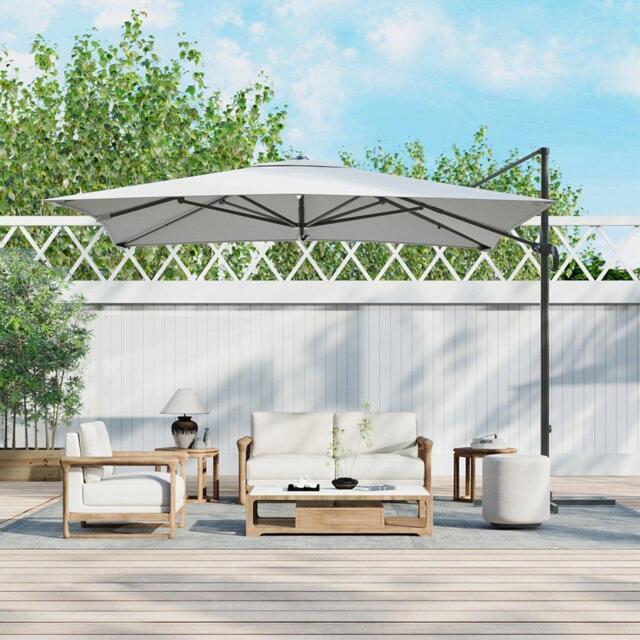 Breeins Large Square Outdoor Cantilever Parasol - image 1