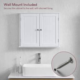 Lassic Bath Vida Priano 2 Door Wall Cabinet - thumbnail 5