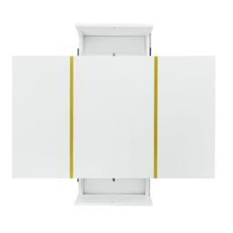 Urban Meuble Modern Console Table Gold Legs Durable Storage - thumbnail 7