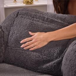 Downland Heated Teddy Fleece Cuddle Cushion - thumbnail 5