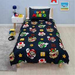 Super Mario Super Mario Blackend Single Duvet - thumbnail 2
